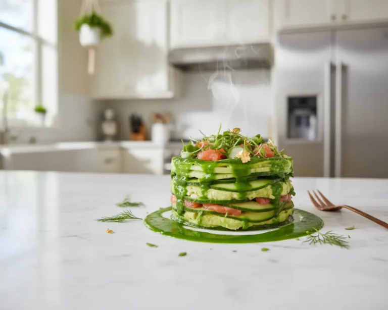 Beautiful plated Million Dollar Cucumber Salad