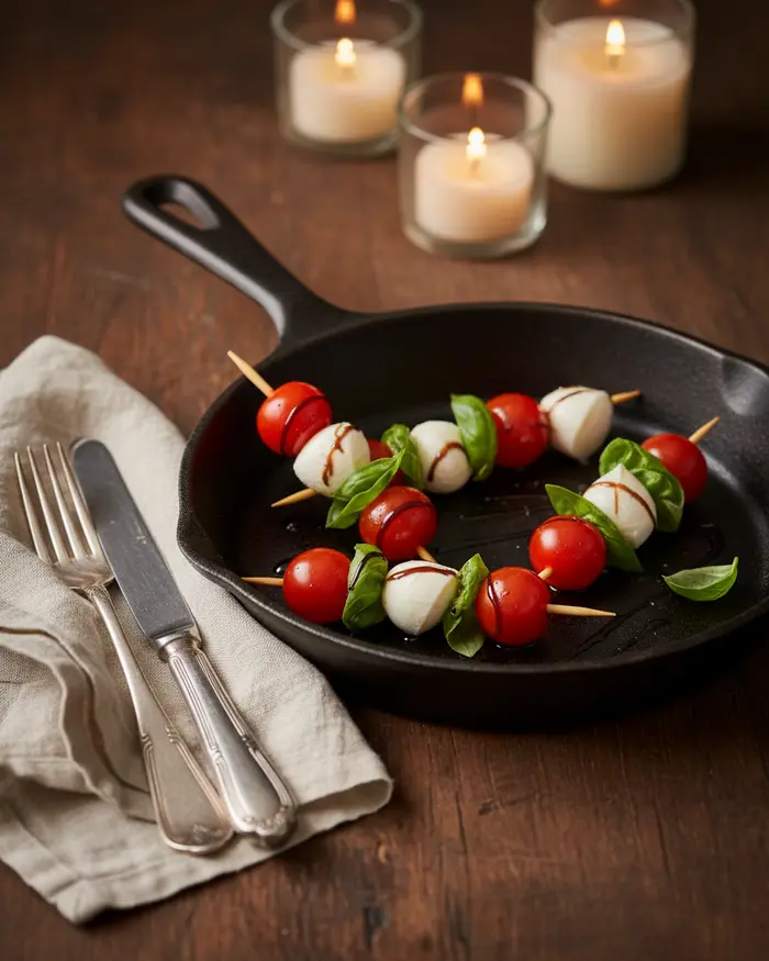Easy Mini Caprese Skewers Recipe 4 final plated dish