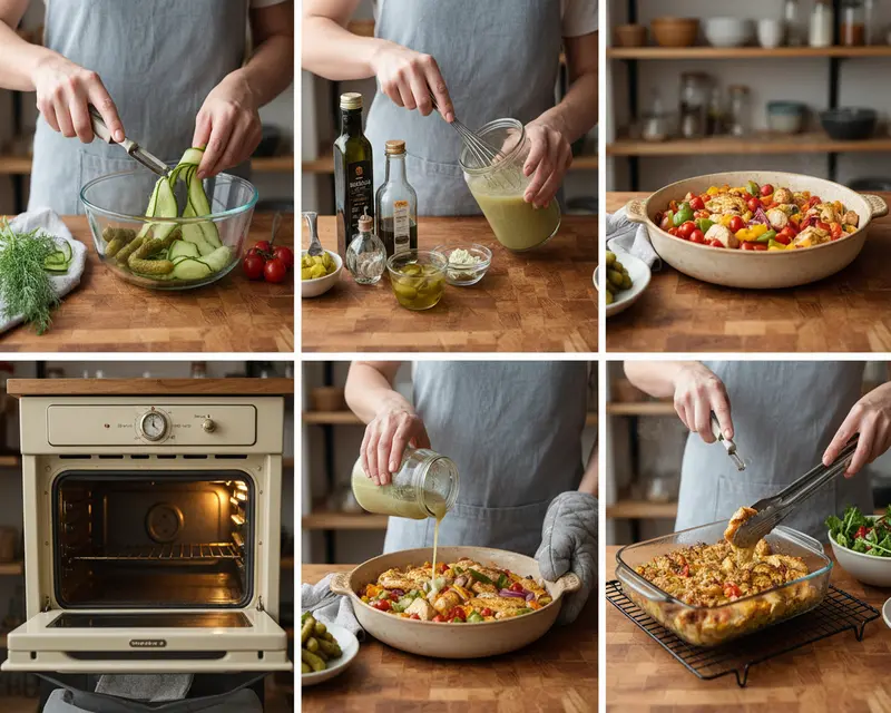 Pickle Brine Salad Dressing and Marinade 3 cooking process