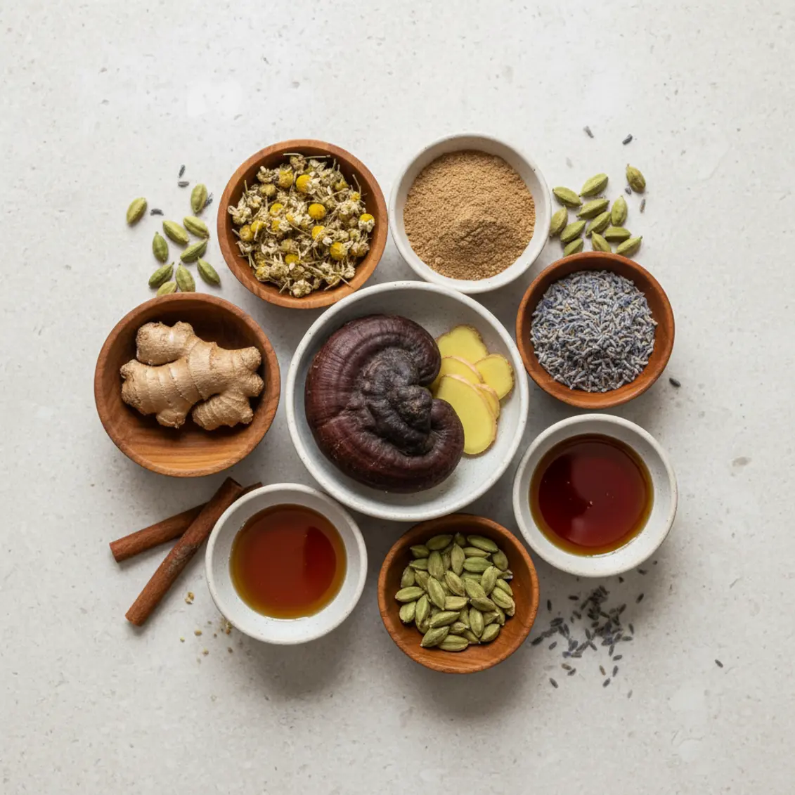 Reishi Mushroom Stress-Relief Evening Elixir 2 Reishi Mushroom Stress-Relief Evening Elixir ingredients