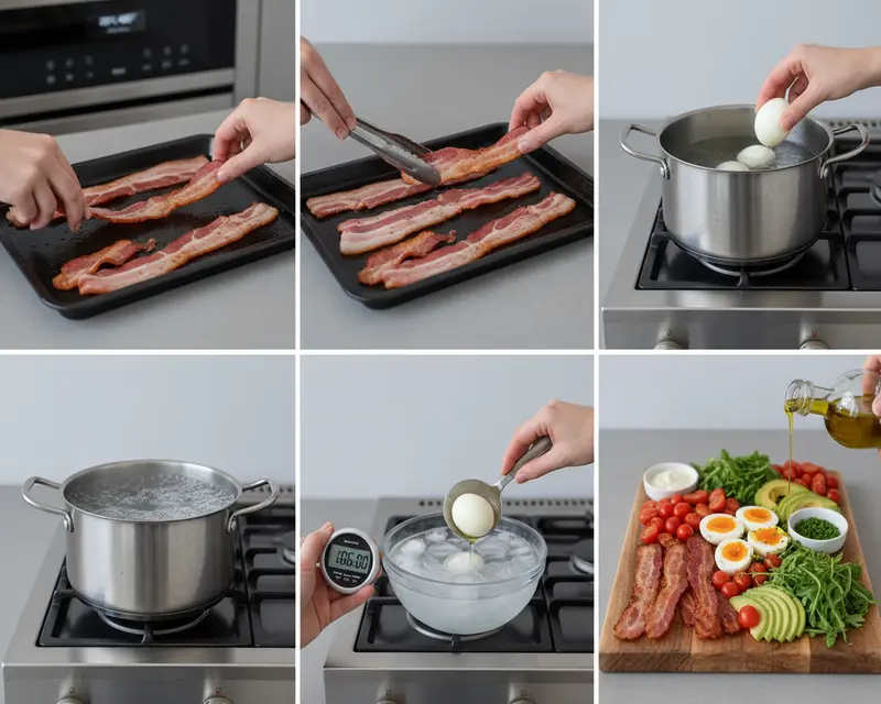 Saturday Breakfast Board 3 cooking process