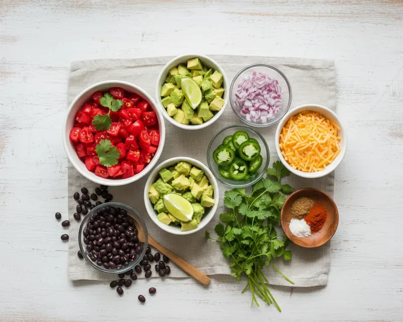 Easy Seven Layer Dip Recipe for Parties 2 ingredients