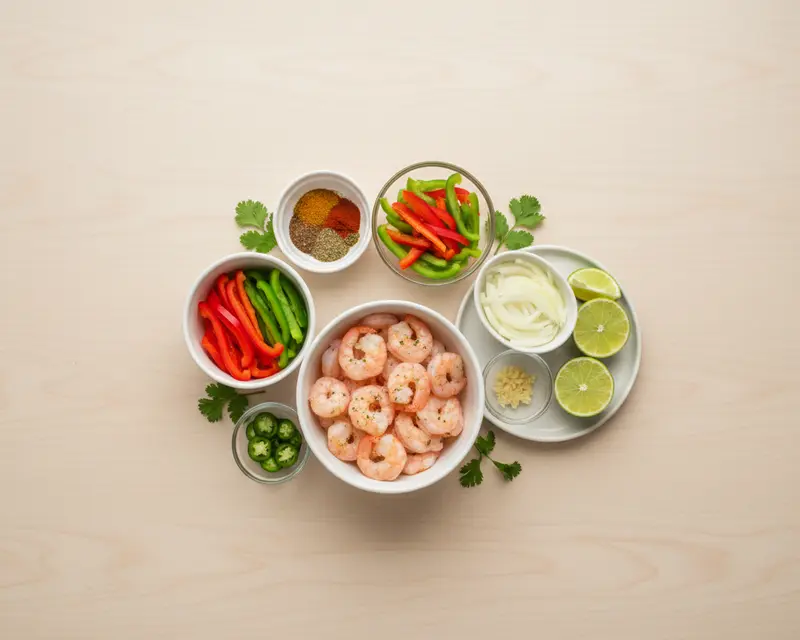 Easy Sheet Pan Shrimp Fajitas Recipe 2 ingredients