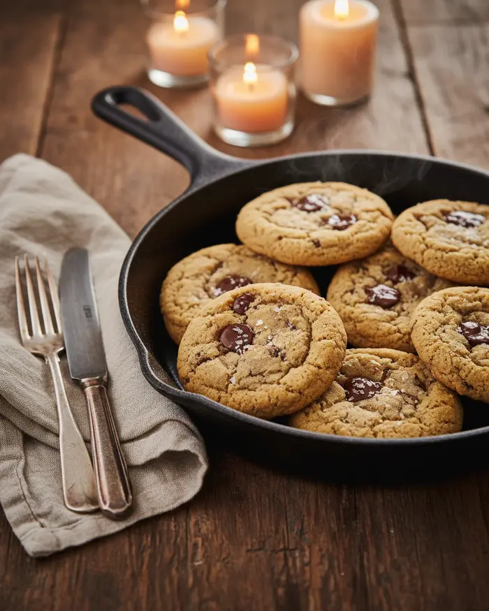 Sourdough Discard Chocolate Chip Cookies Recipe 4 final plated dish