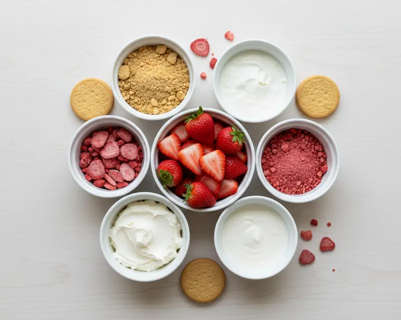 Strawberry Crunch Icebox Cake Recipe 2 ingredients