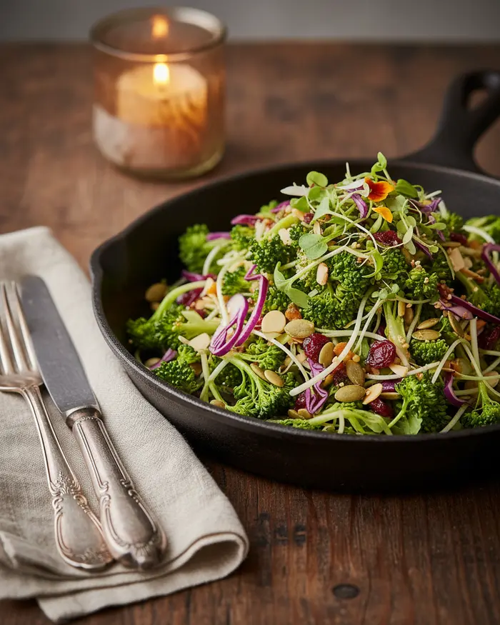 Sulforaphane Broccoli Sprout Master Antioxidant Salad 4 final plated dish