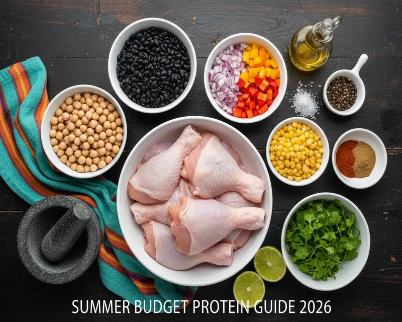 Summer Budget Protein Guide 2026 2 ingredients