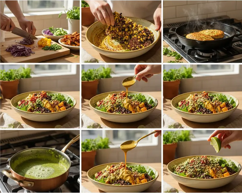 Summer Solstice Peak Energy Hormone Bowl 3 cooking process