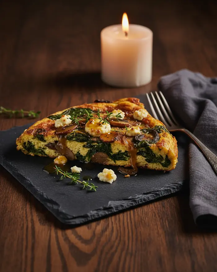 Wilted Vegetable Frittata Rescue Formula 4 final plated dish