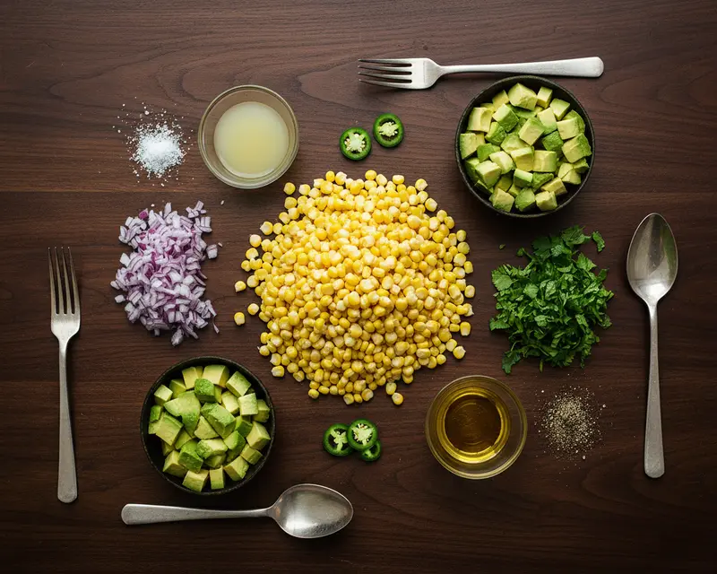 Fresh Avocado Corn Salsa Recipe 2 ingredients