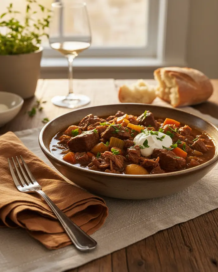 Beef & Pork Stews 16 Beef & Pork Stews serving suggestion