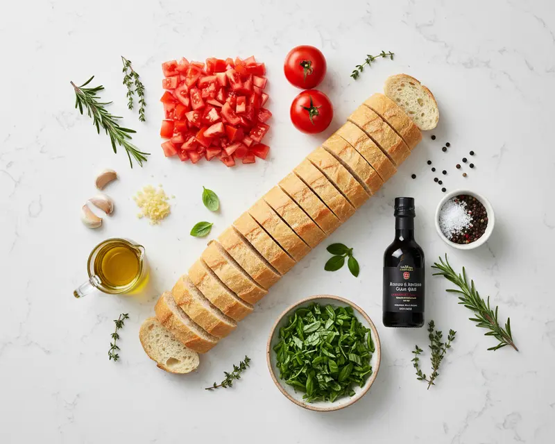 Classic Bruschetta Crostini 2 ingredients