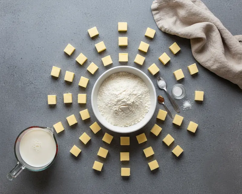 Fluffy Buttermilk Biscuits Recipe 2 ingredients