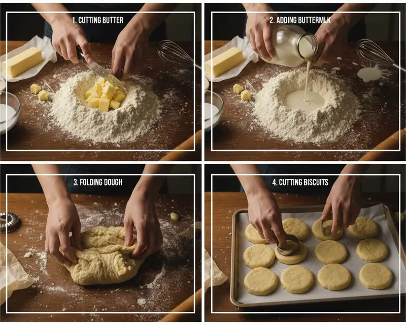 Fluffy Buttermilk Biscuits Recipe 3 cooking process