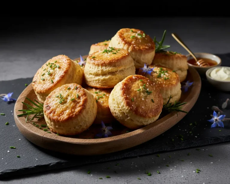 Beautiful plated Buttermilk Biscuits