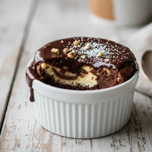 Beautiful plated Cheesecake Brownies