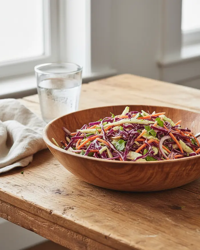 Best Creamy Coleslaw for Tacos 4 final plated dish