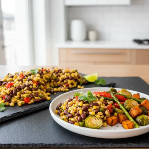 Beautiful plated Cowboy Caviar