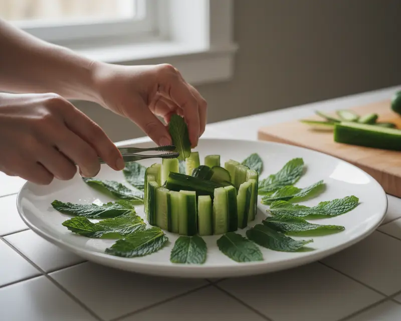 Refreshing Cucumber Mint Cooler Recipe 3 cooking process