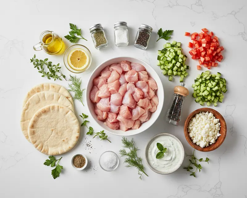 Greek Chicken Pita Pockets Recipe 2 ingredients