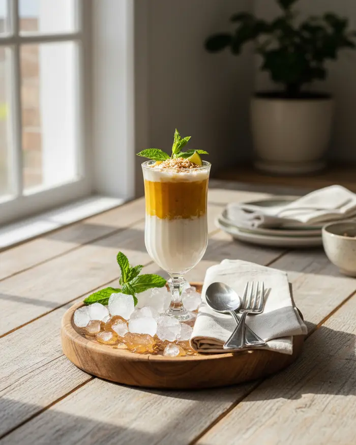 Tropical Mango Coconut Cocktail 4 final plated dish