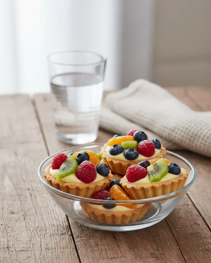 Easy Mini Fruit Tarts 4 final plated dish