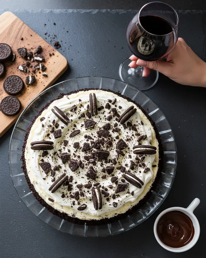 No-Bake Oreo Cheesecake Recipe 4 final plated dish