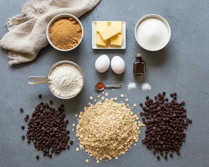 Oatmeal Chocolate Chip Bars Recipe 2 ingredients