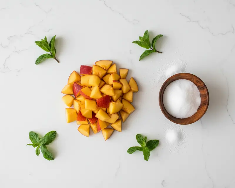 Easy Peach Shortcake Trifles 2 ingredients