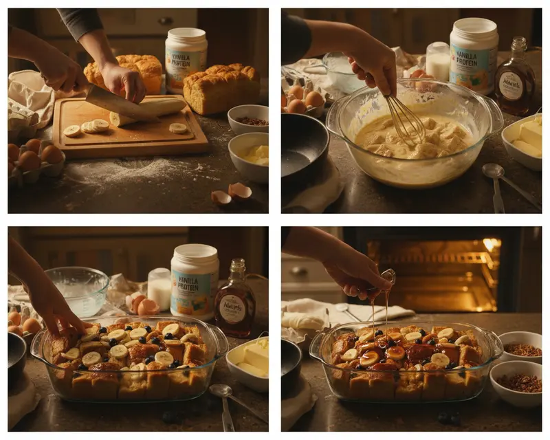 Protein French Toast Bake Recipe 3 cooking process
