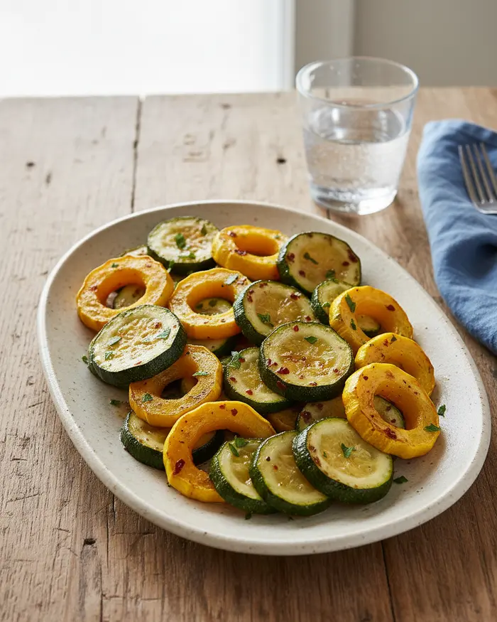 Easy Roasted Zucchini and Squash Recipe 4 final plated dish