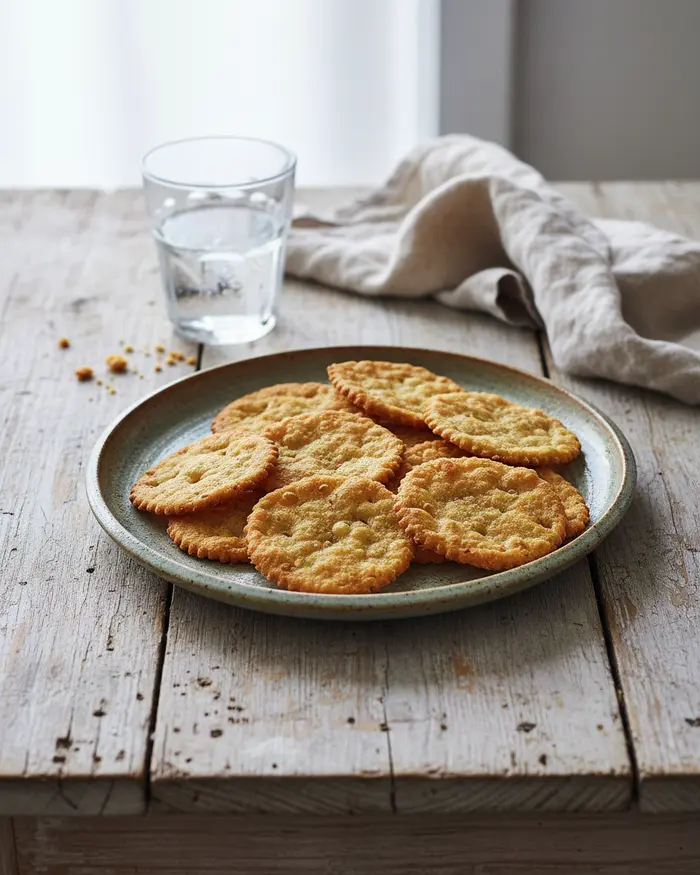 Easy Sourdough Discard Crackers Recipe 4 final plated dish