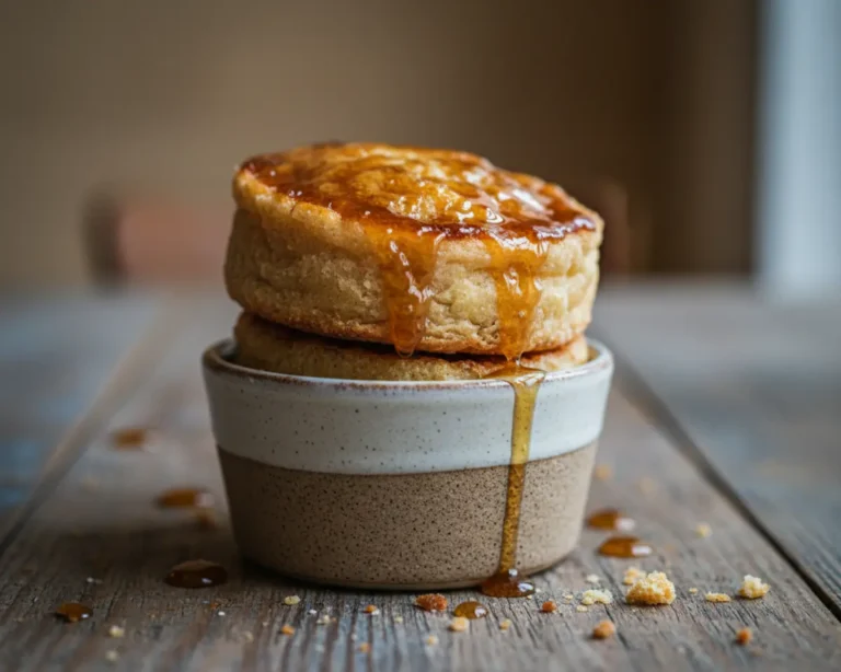Beautiful plated Sourdough English Muffins