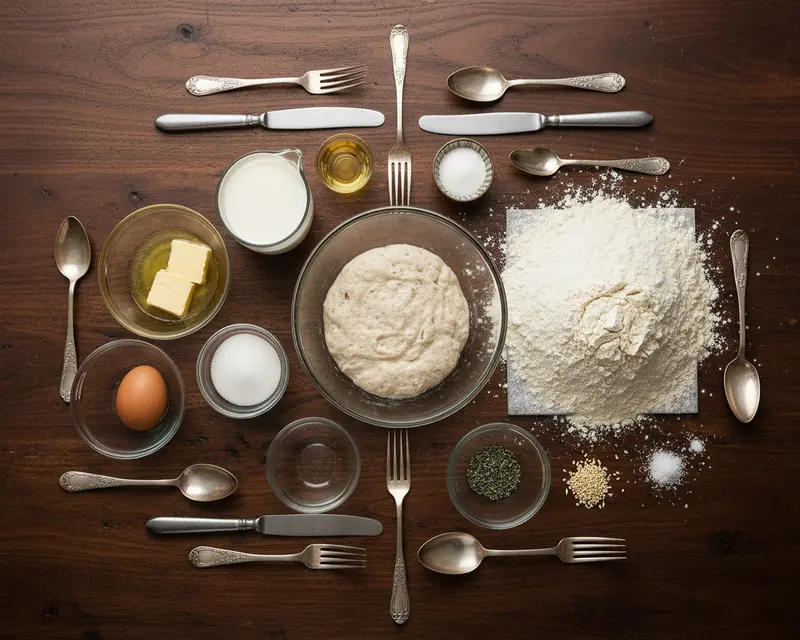 Sourdough Hamburger Buns Recipe 2 ingredients