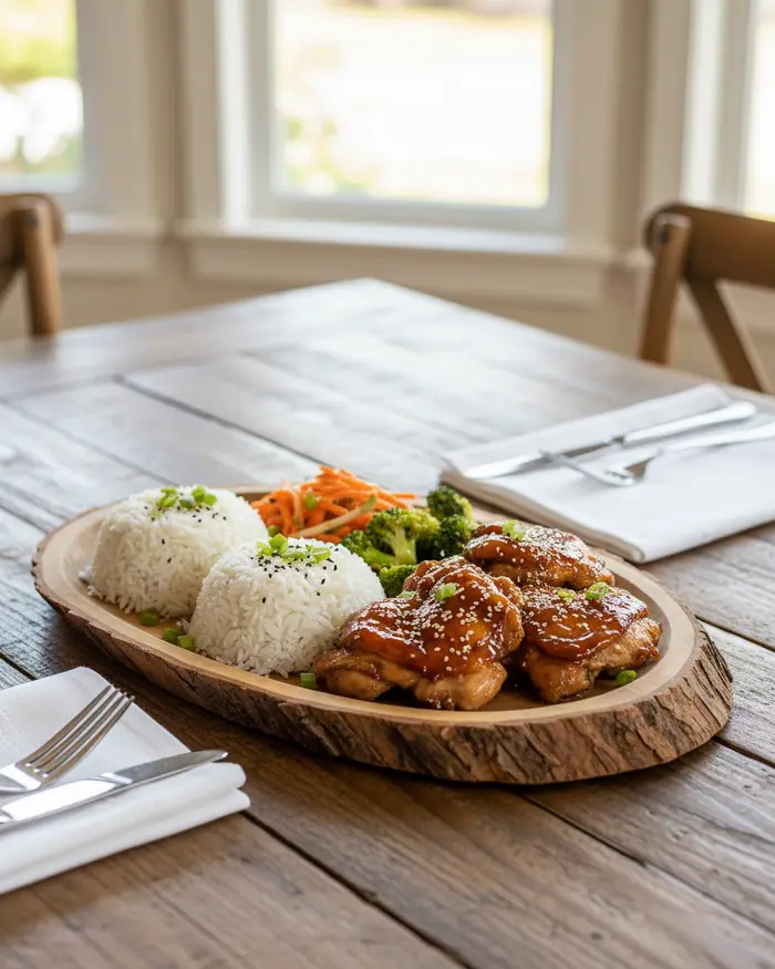 Easy Teriyaki Chicken Meal Prep 4 final plated dish