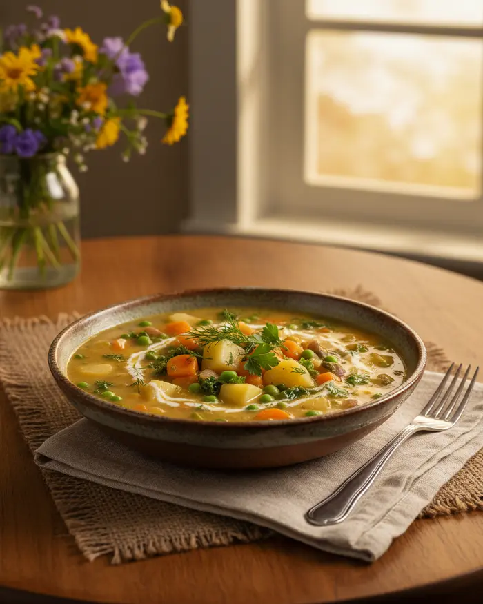 Vegetable & Potato Soups serving suggestion