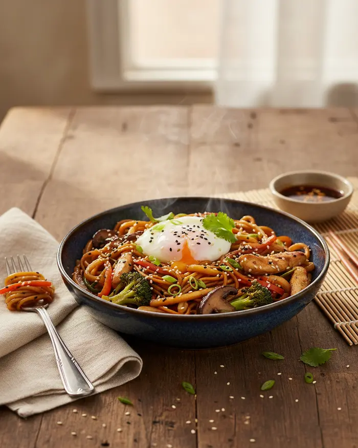 Asian Noodles & Stir Fries 12 Asian Noodles & Stir Fries serving suggestion