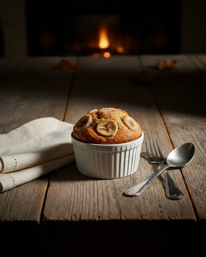Banana Muffins 4 final plated dish