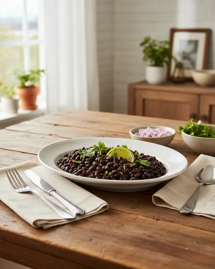 Black Beans Canned 4 final plated dish