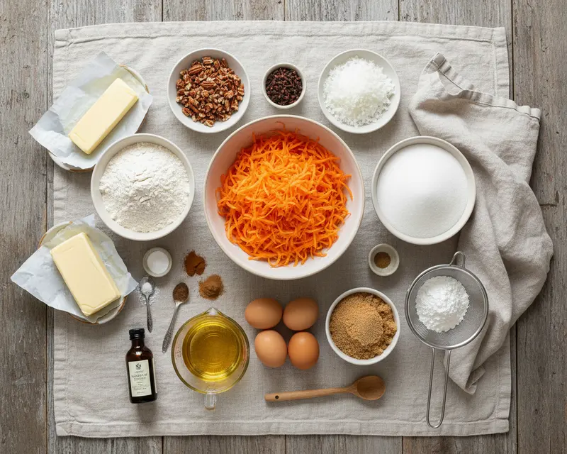 Brown Butter Cream Cheese Frosting Carrot Cake 2 ingredients