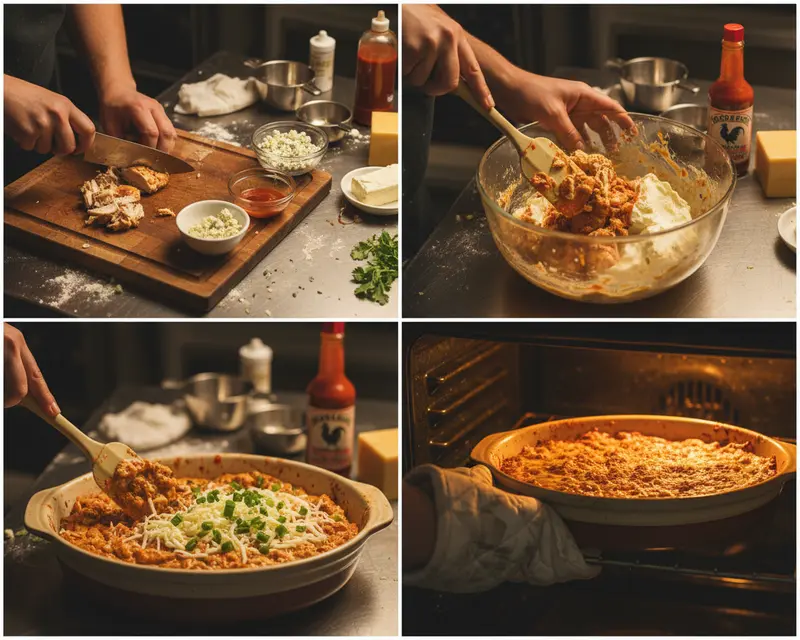Best Buffalo Chicken Dip Recipe 3 cooking process