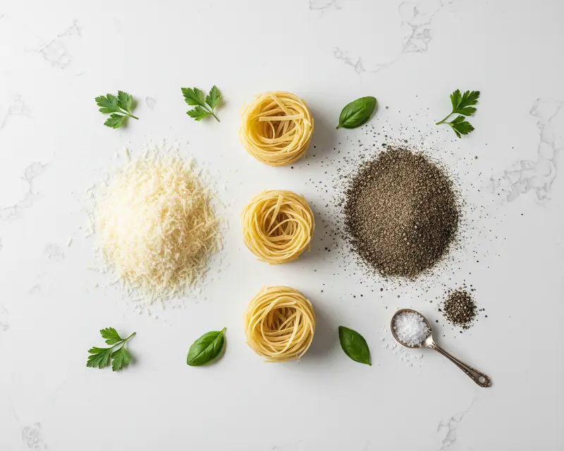 Easy Authentic Cacio e Pepe 2 ingredients