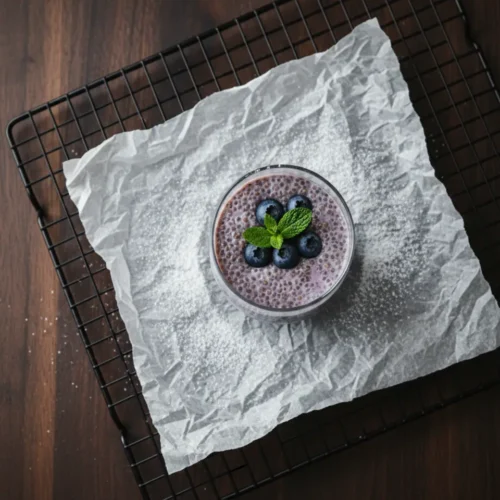 Beautiful plated Chia Pudding