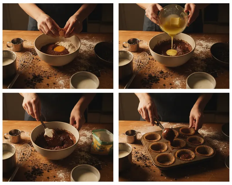 Best Easy Chocolate Cupcakes 3 cooking process