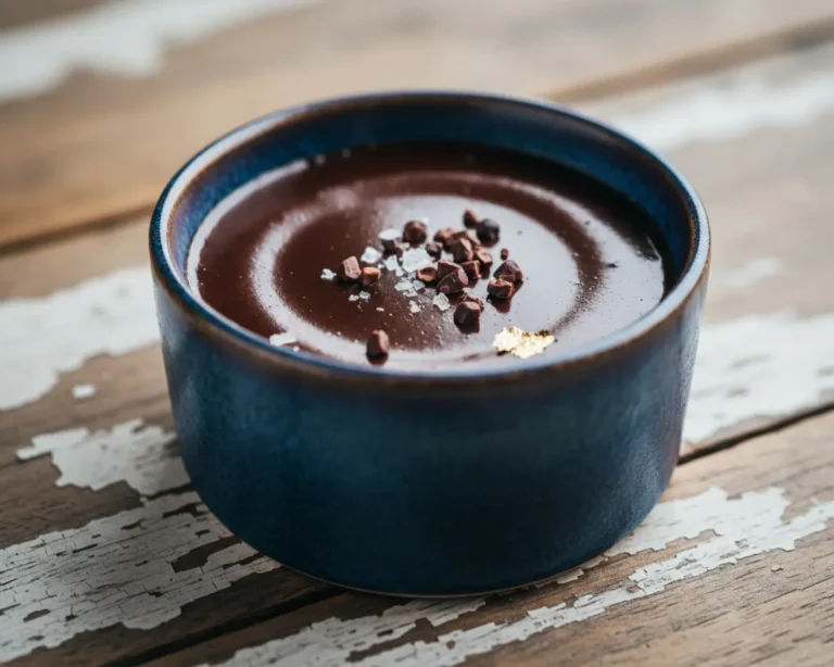 Beautiful plated Chocolate Fudge