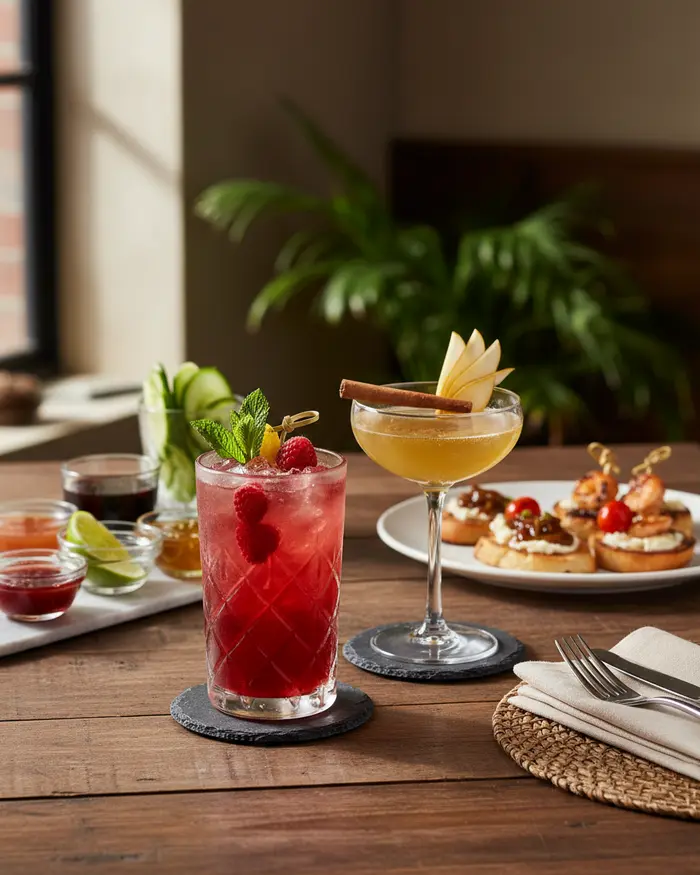 Cocktails & Mocktails 5 Cocktails & Mocktails serving suggestion
