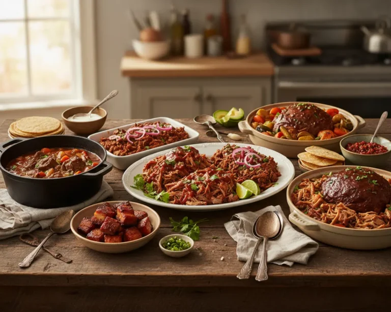 Crockpot Beef & Pork