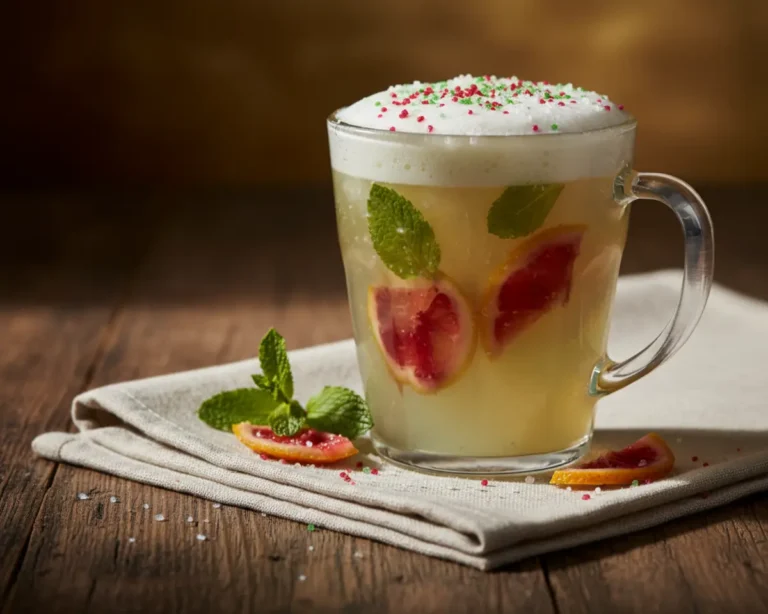 Beautiful plated Dirty Lemonade