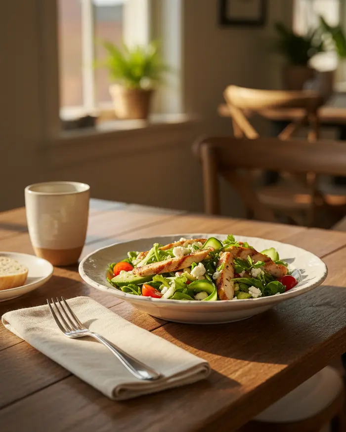 Fresh Salads serving suggestion