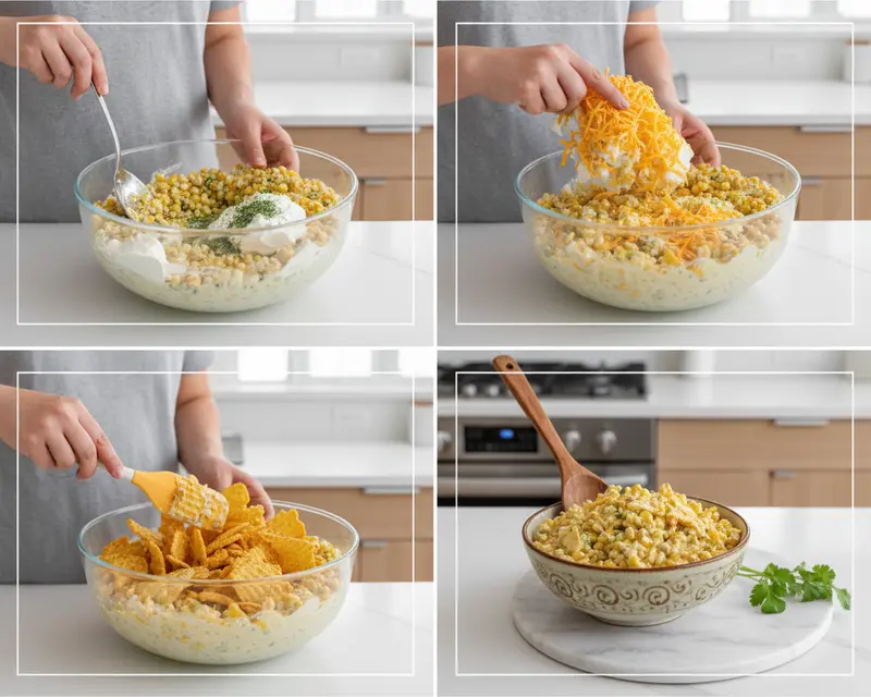 Frito Corn Salad 3 cooking process